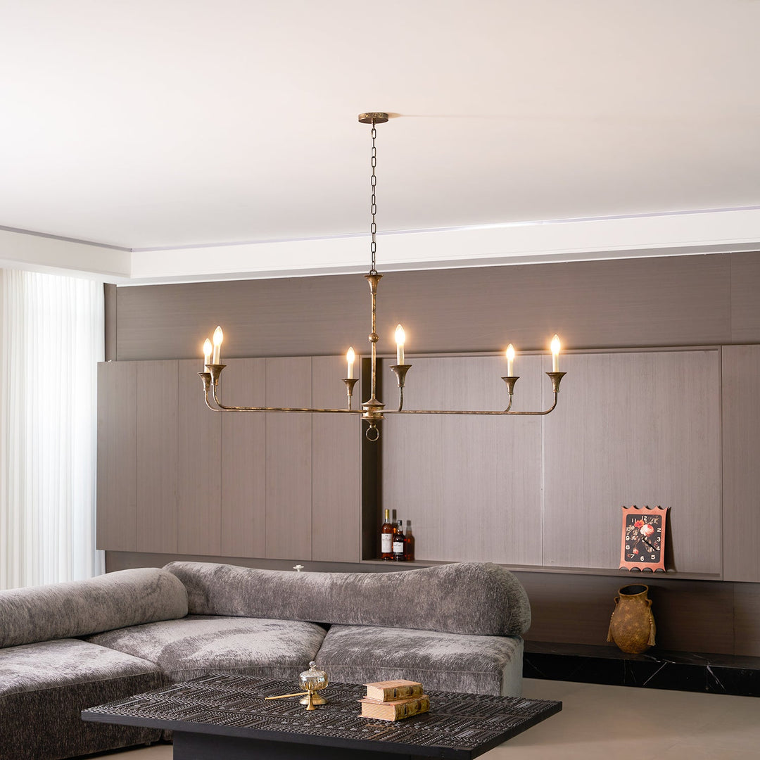 Żyrandol Elara z świecami