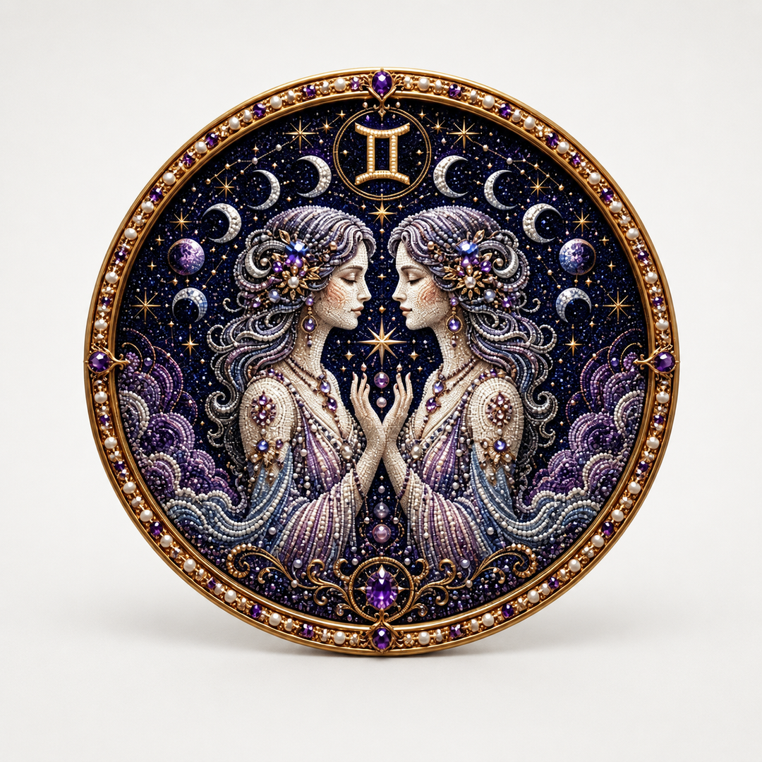 Pearlume – Zestaw do tworzenia mozaiki z 3D perłami zodiaku