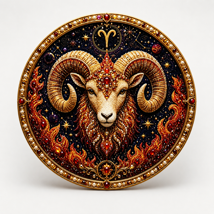 Pearlume – Zestaw do tworzenia mozaiki z 3D perłami zodiaku