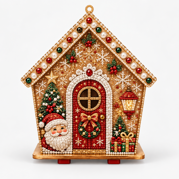 Pearlnoel – Zestaw do tworzenia 3D Piernikowego Domku z Pereł