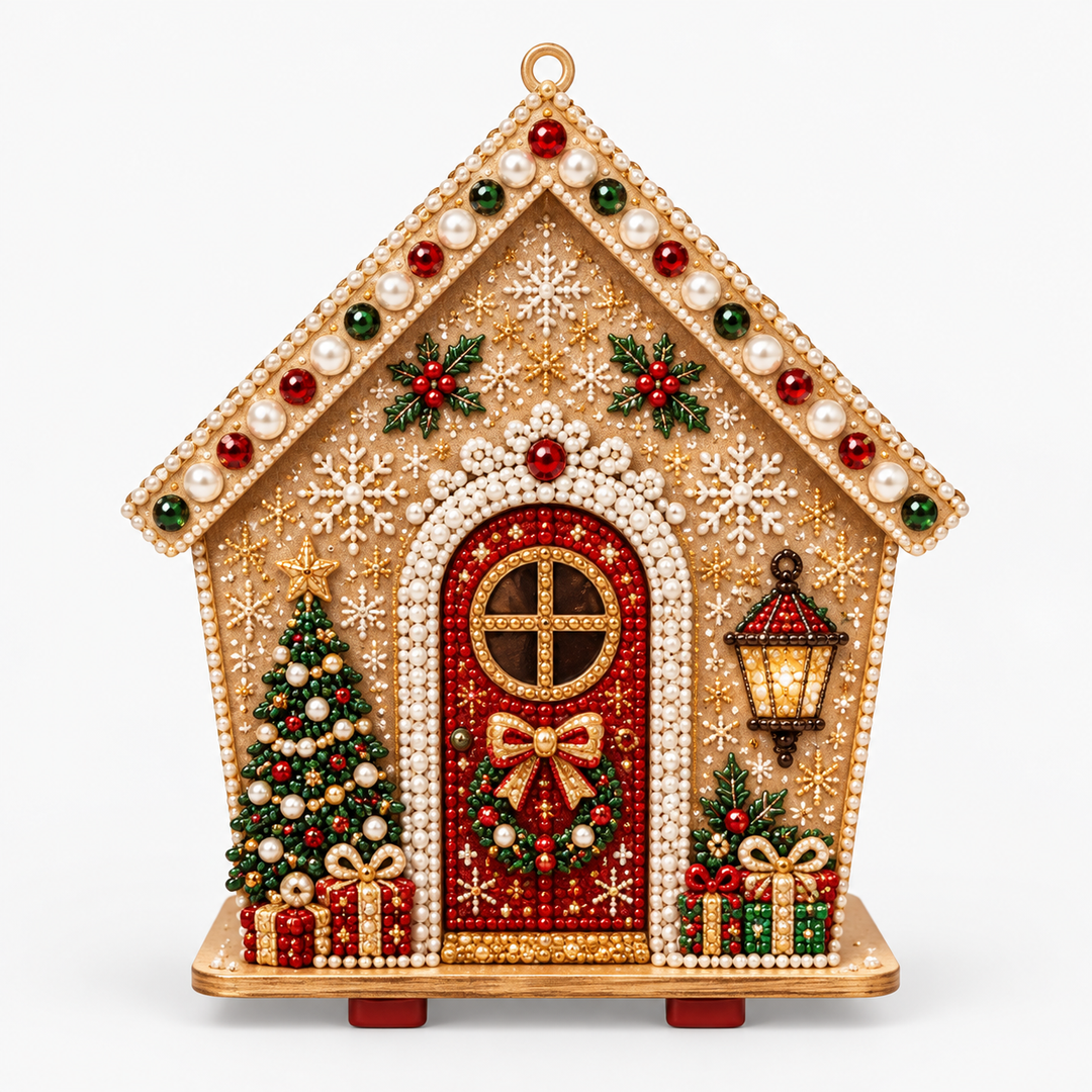 Pearlnoel – Zestaw do tworzenia 3D Piernikowego Domku z Pereł