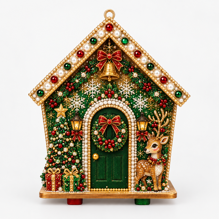 Pearlnoel – Zestaw do tworzenia 3D Piernikowego Domku z Pereł