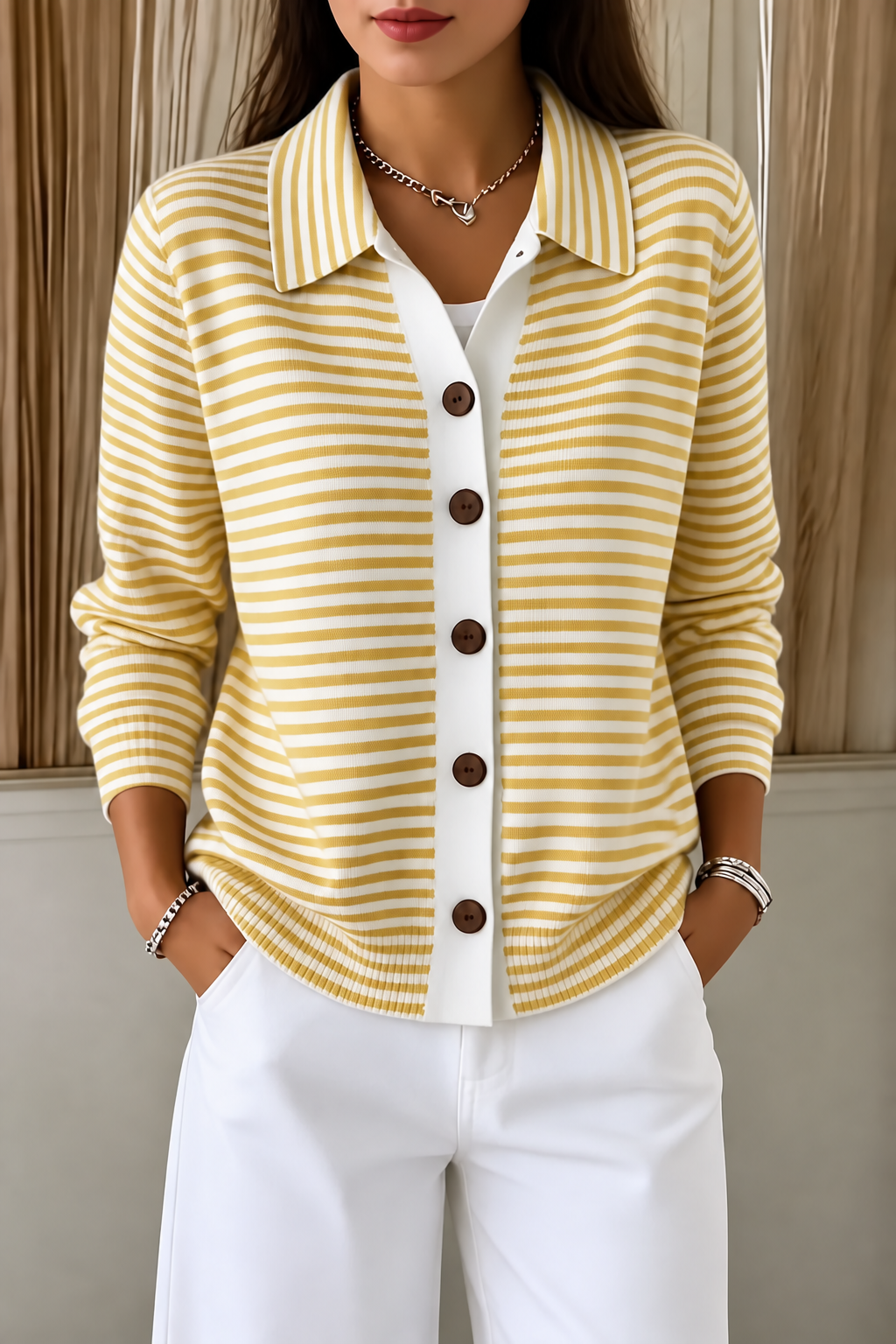Wearbella – Kardigan z paskami z otwartym przodem
