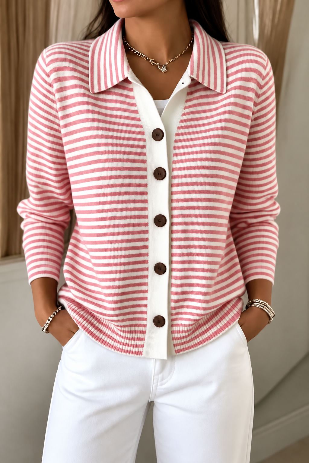 Wearbella – Kardigan z paskami z otwartym przodem