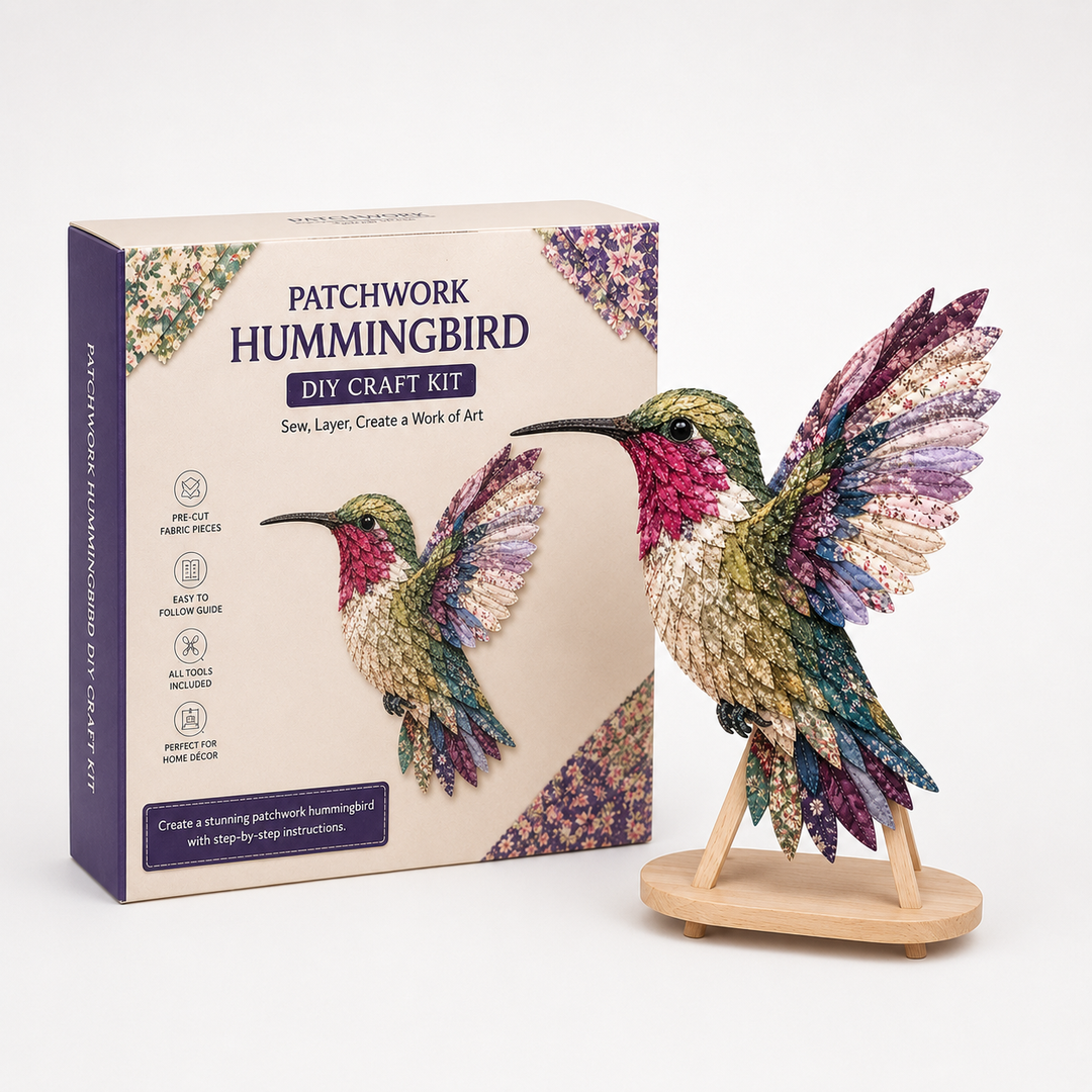 Wingmend – Zestaw do haftu 3D z ptakiem kolibrem