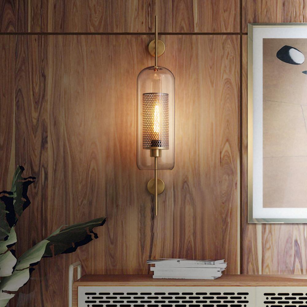Szklana Lampa Ścienna Chiswick