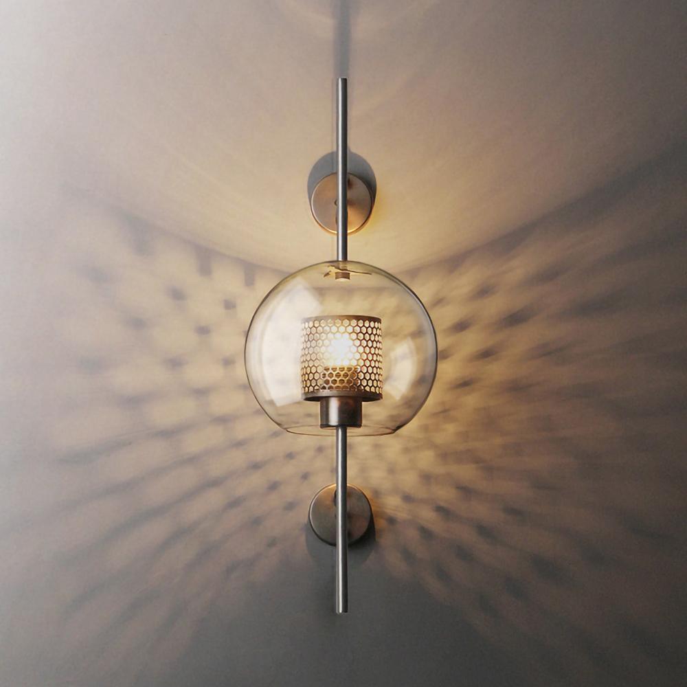 Szklana Lampa Ścienna Chiswick