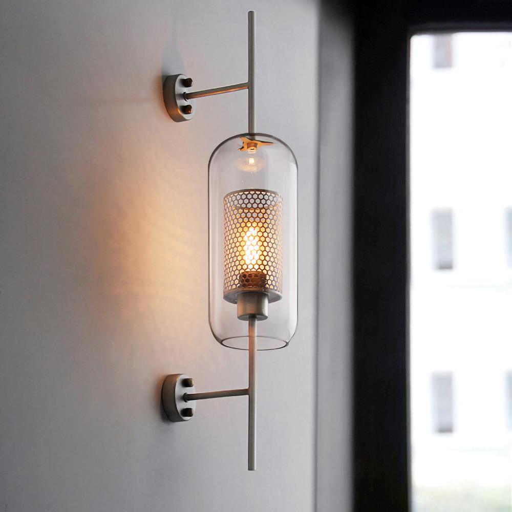 Szklana Lampa Ścienna Chiswick