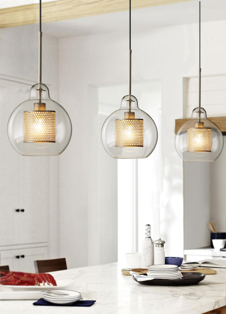 Szklana Lampa Wisząca Chiswick