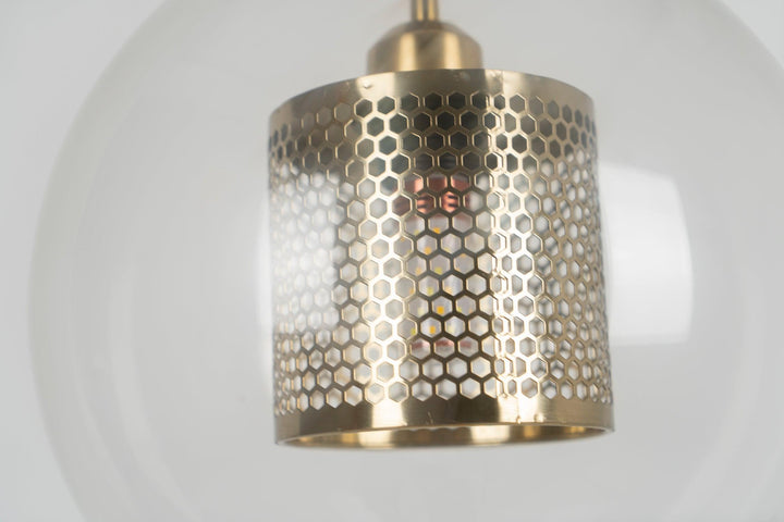 Szklana Lampa Wisząca Chiswick