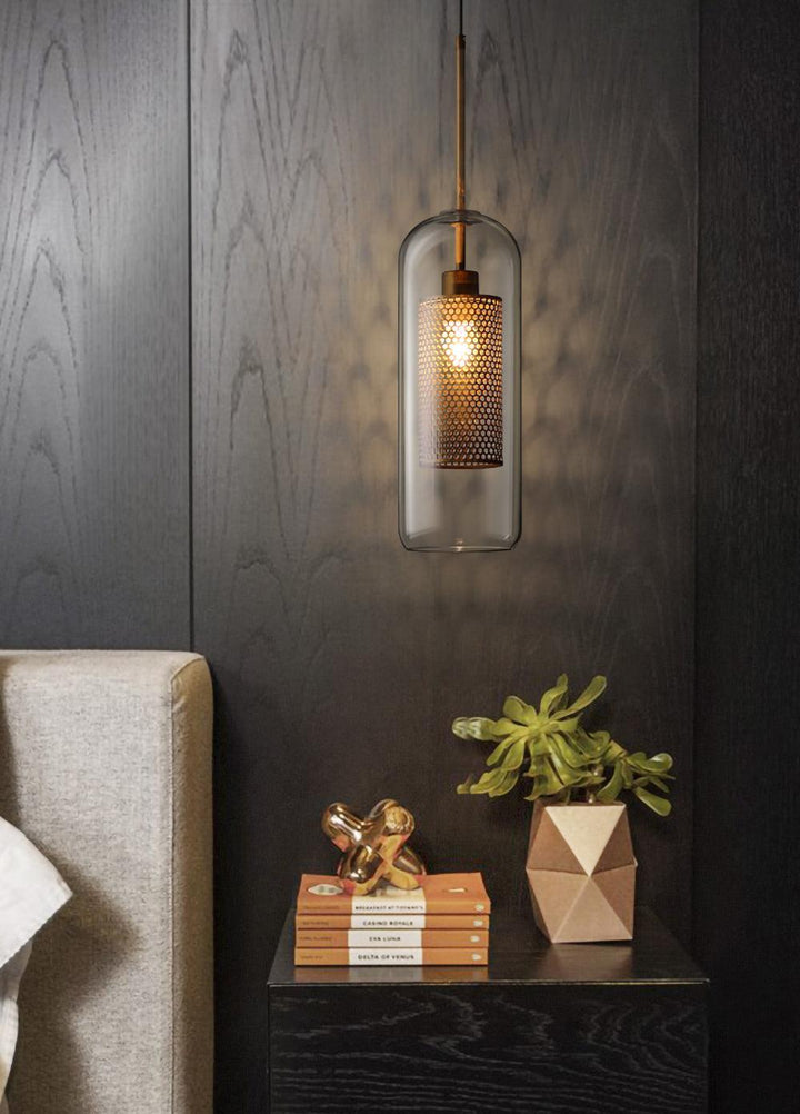 Szklana Lampa Wisząca Chiswick