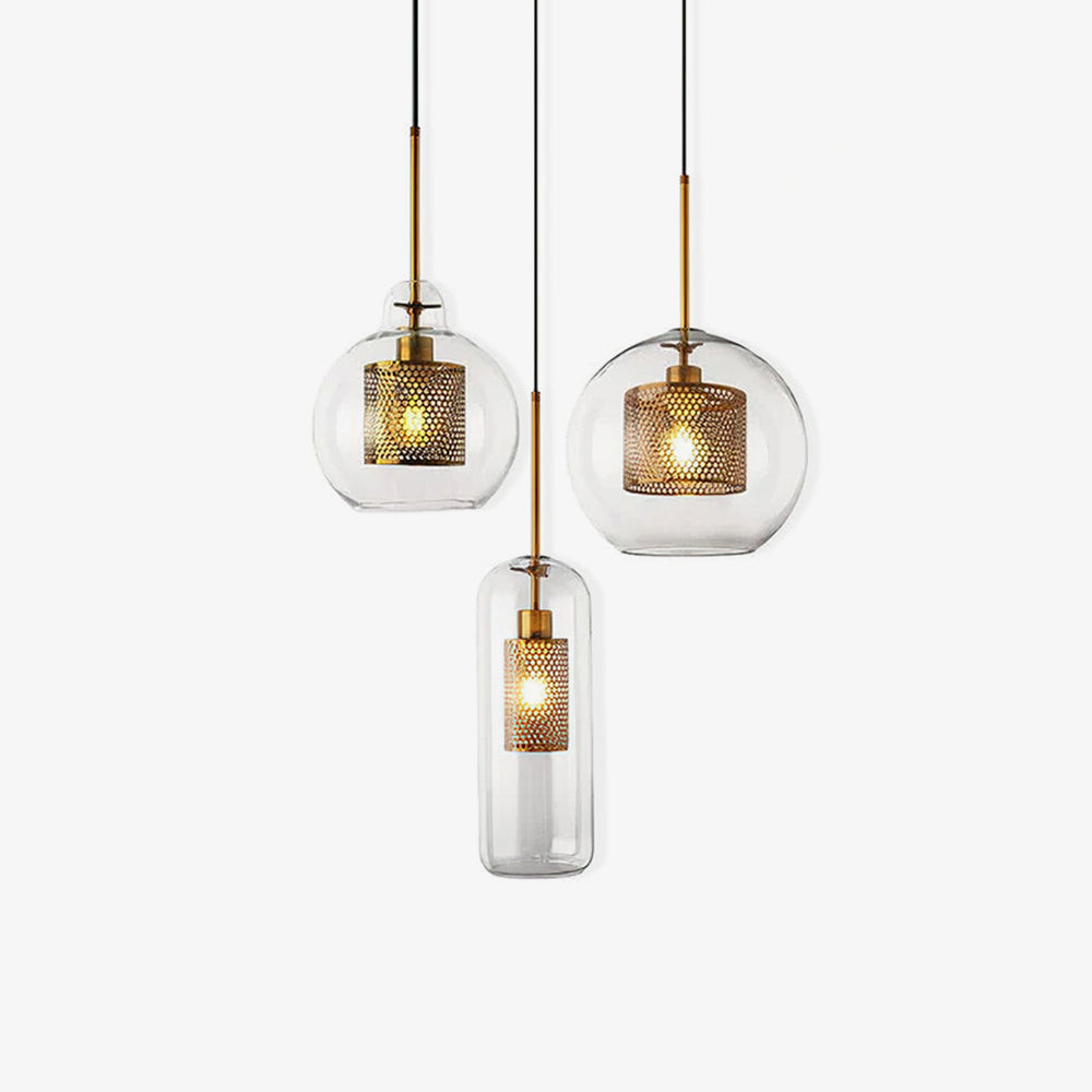 Szklana Lampa Wisząca Chiswick