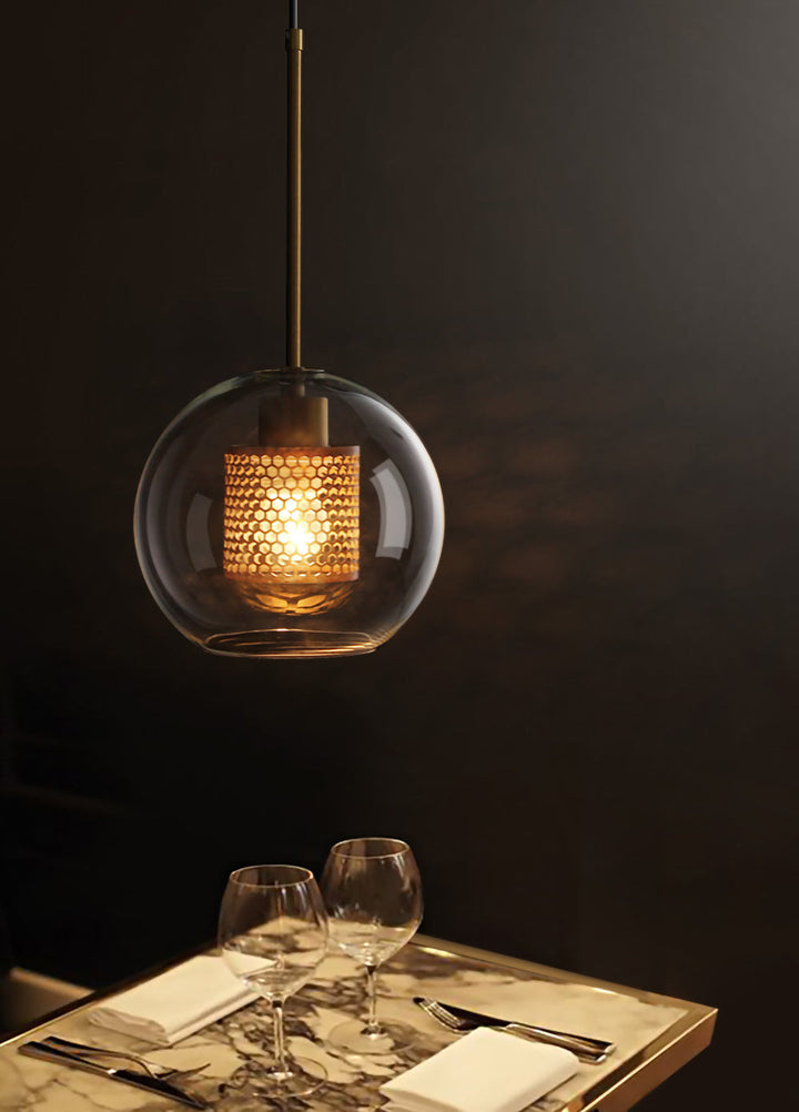 Szklana Lampa Wisząca Chiswick