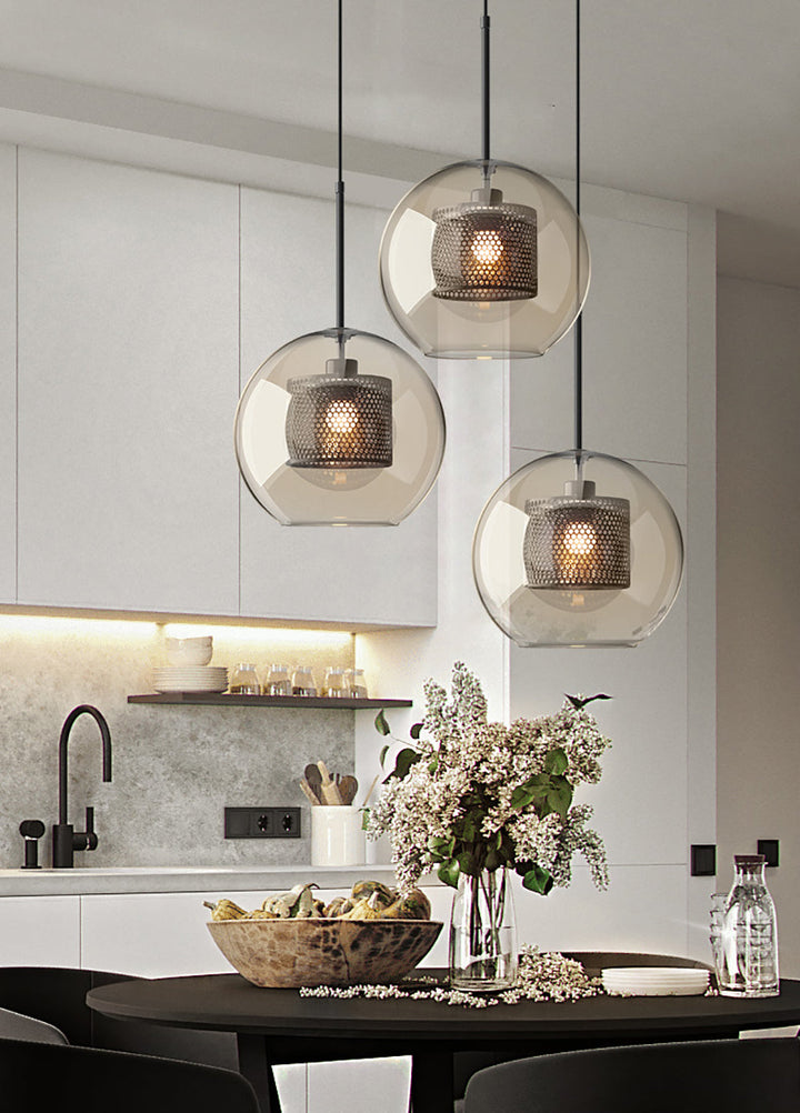 Szklana Lampa Wisząca Chiswick