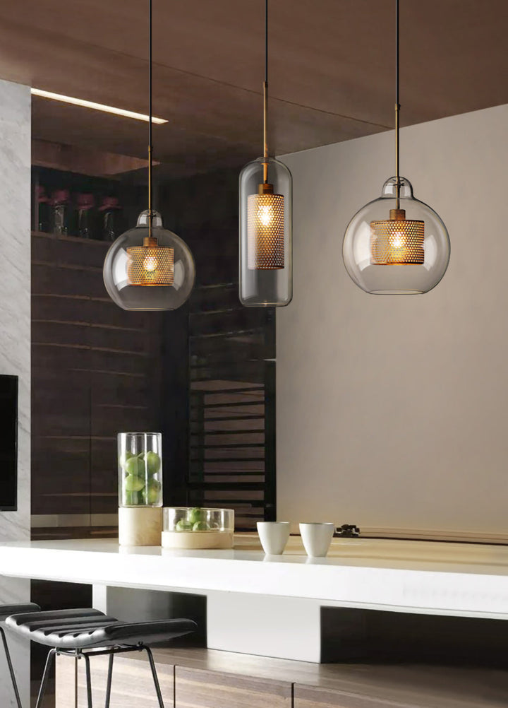 Szklana Lampa Wisząca Chiswick