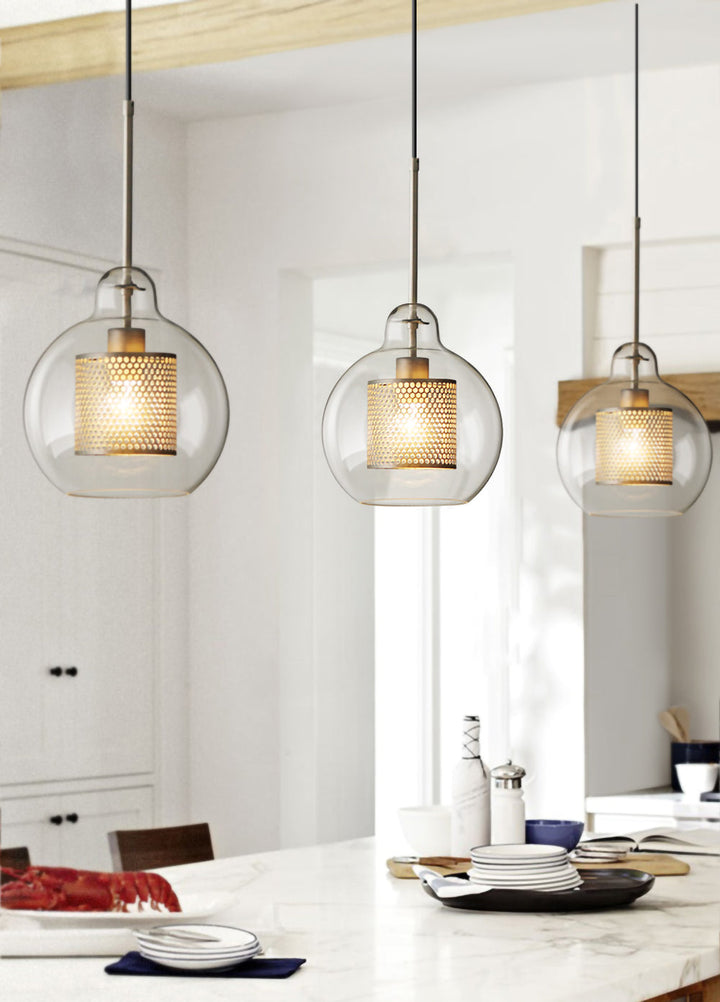 Szklana Lampa Wisząca Chiswick