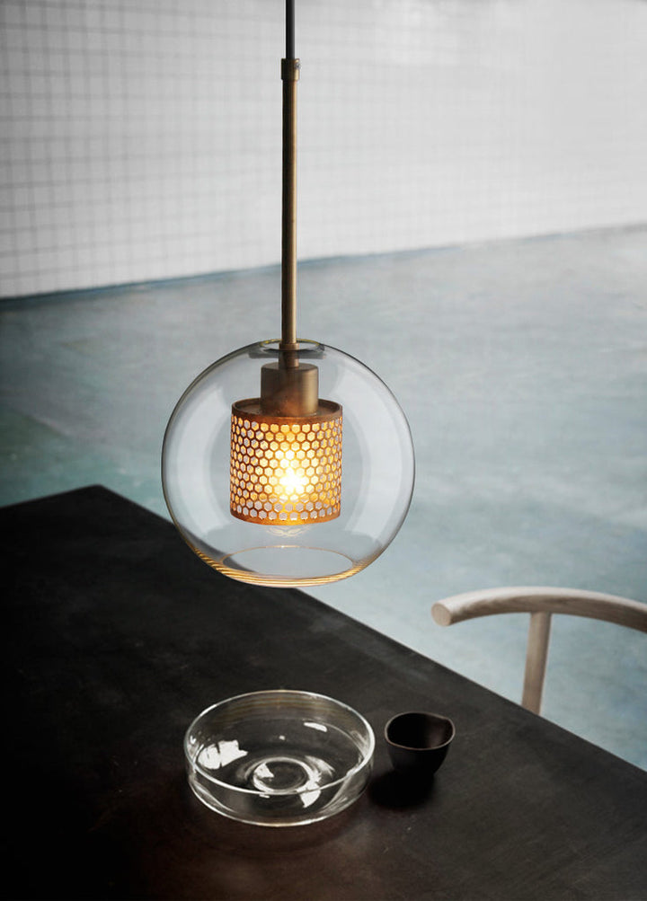 Szklana Lampa Wisząca Chiswick