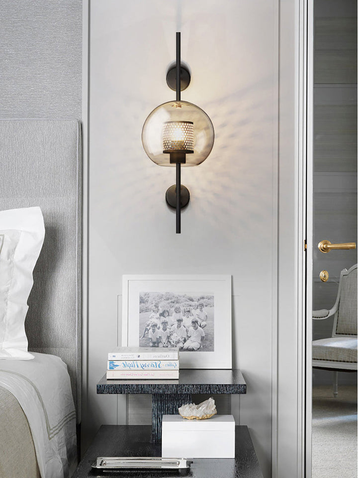 Szklana Lampa Ścienna Chiswick