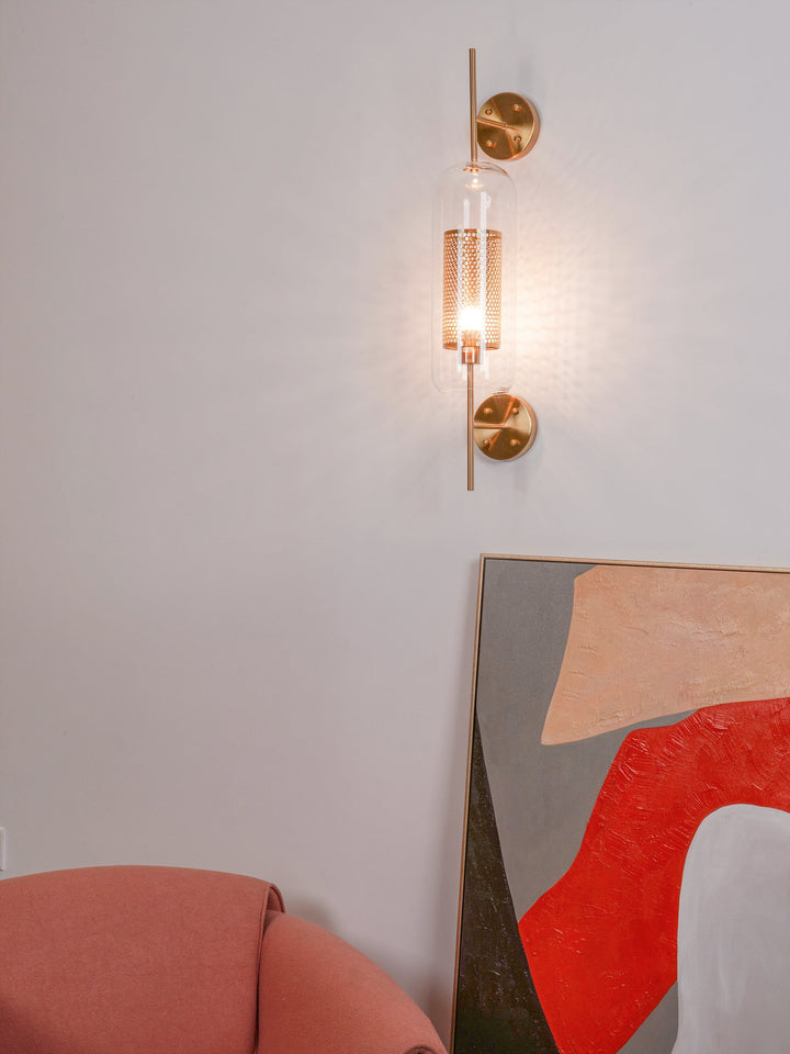 Szklana Lampa Ścienna Chiswick
