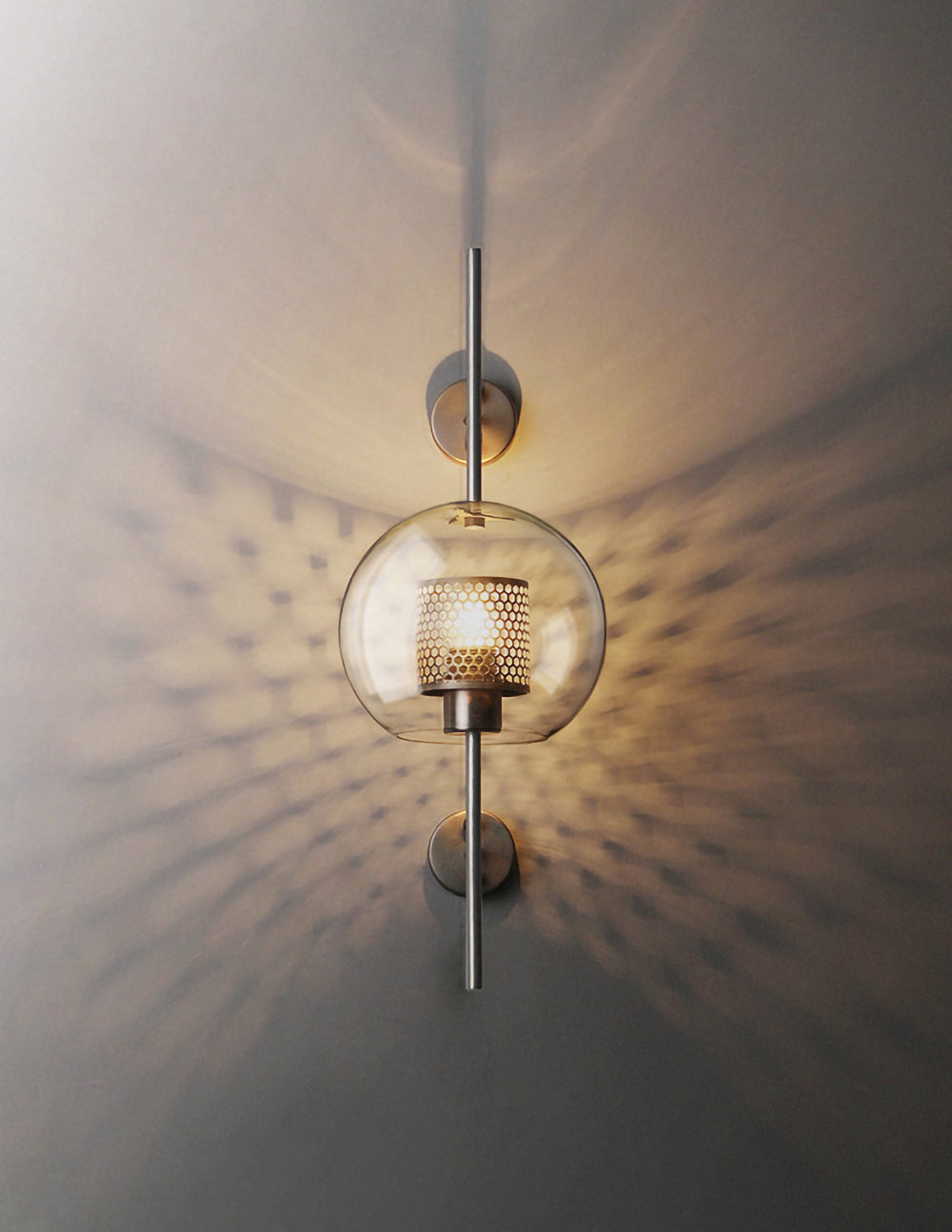Szklana Lampa Ścienna Chiswick