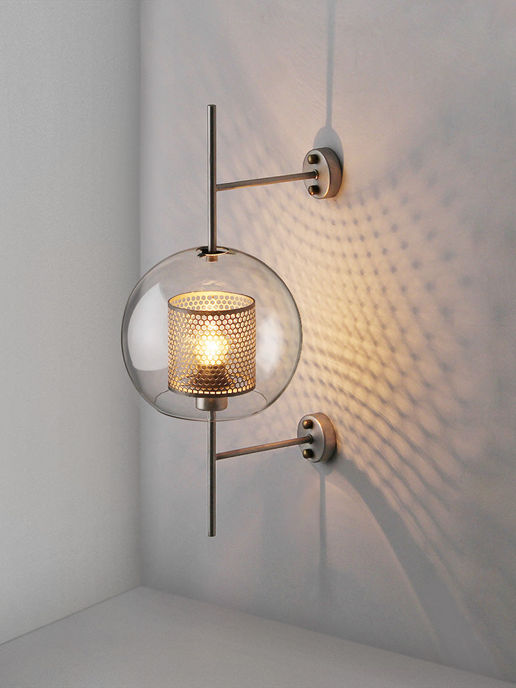 Szklana Lampa Ścienna Chiswick