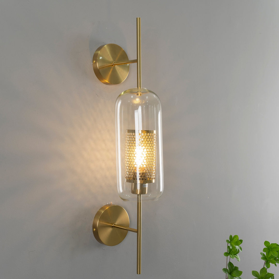 Szklana Lampa Ścienna Chiswick