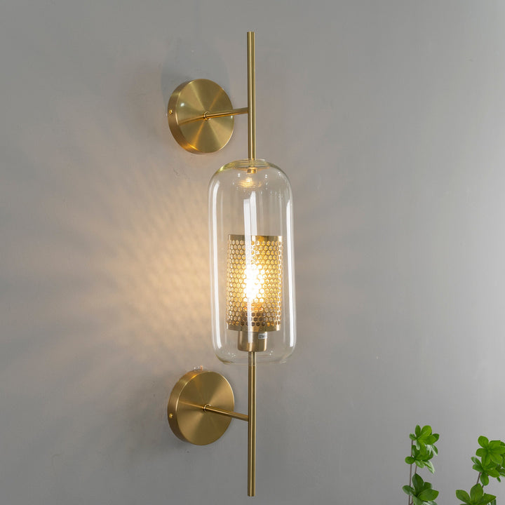 Szklana Lampa Ścienna Chiswick