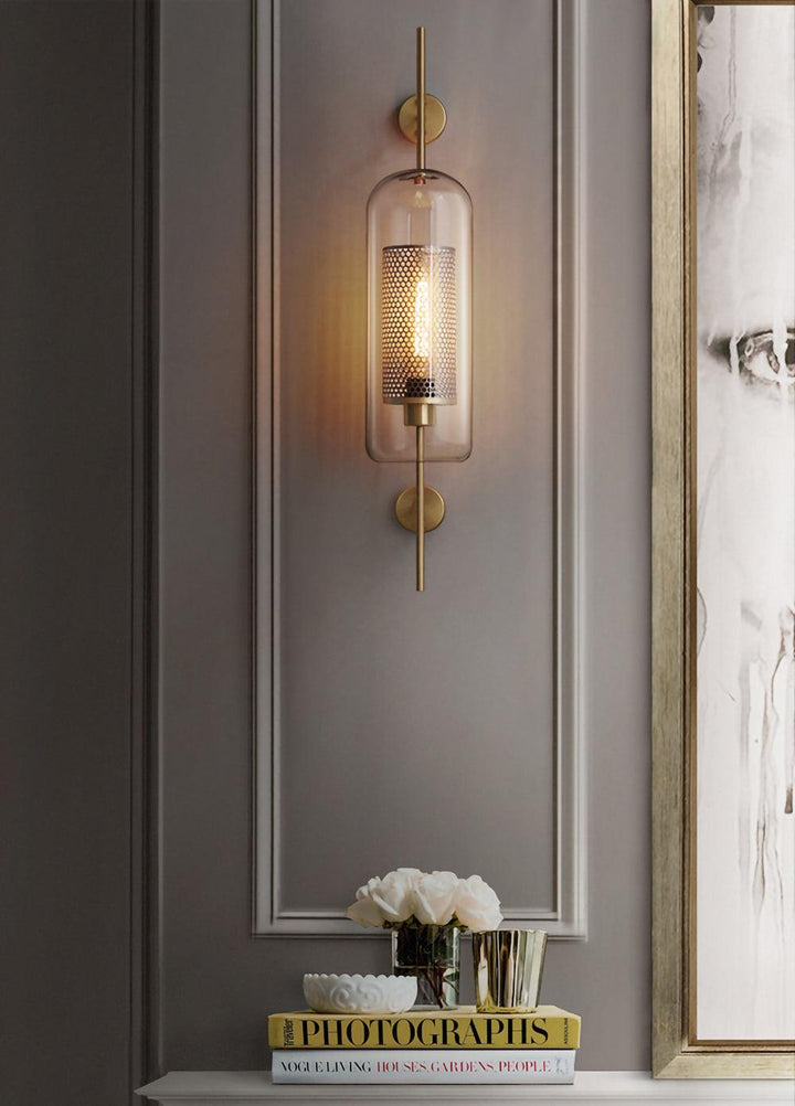 Szklana Lampa Ścienna Chiswick