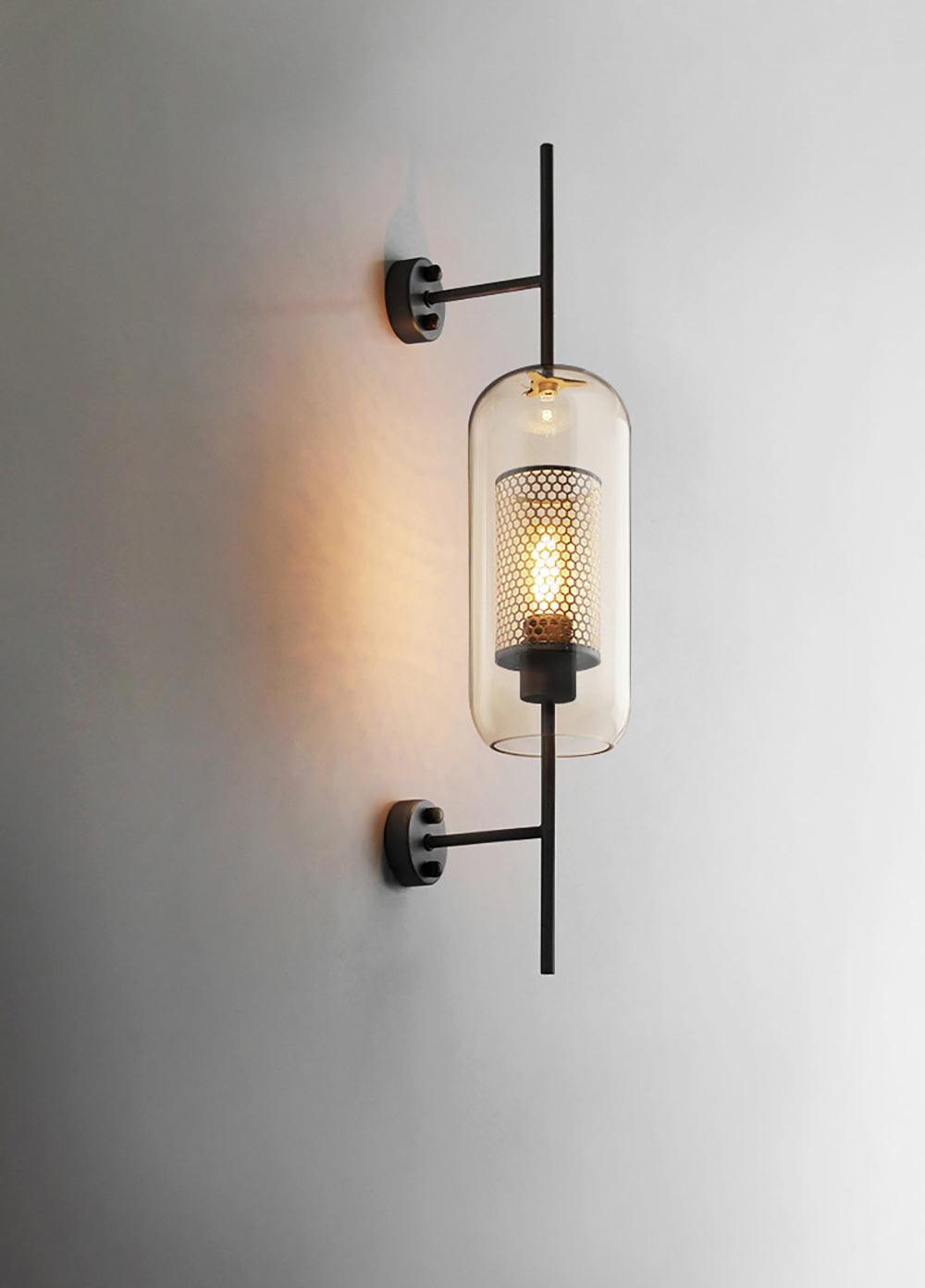 Szklana Lampa Ścienna Chiswick
