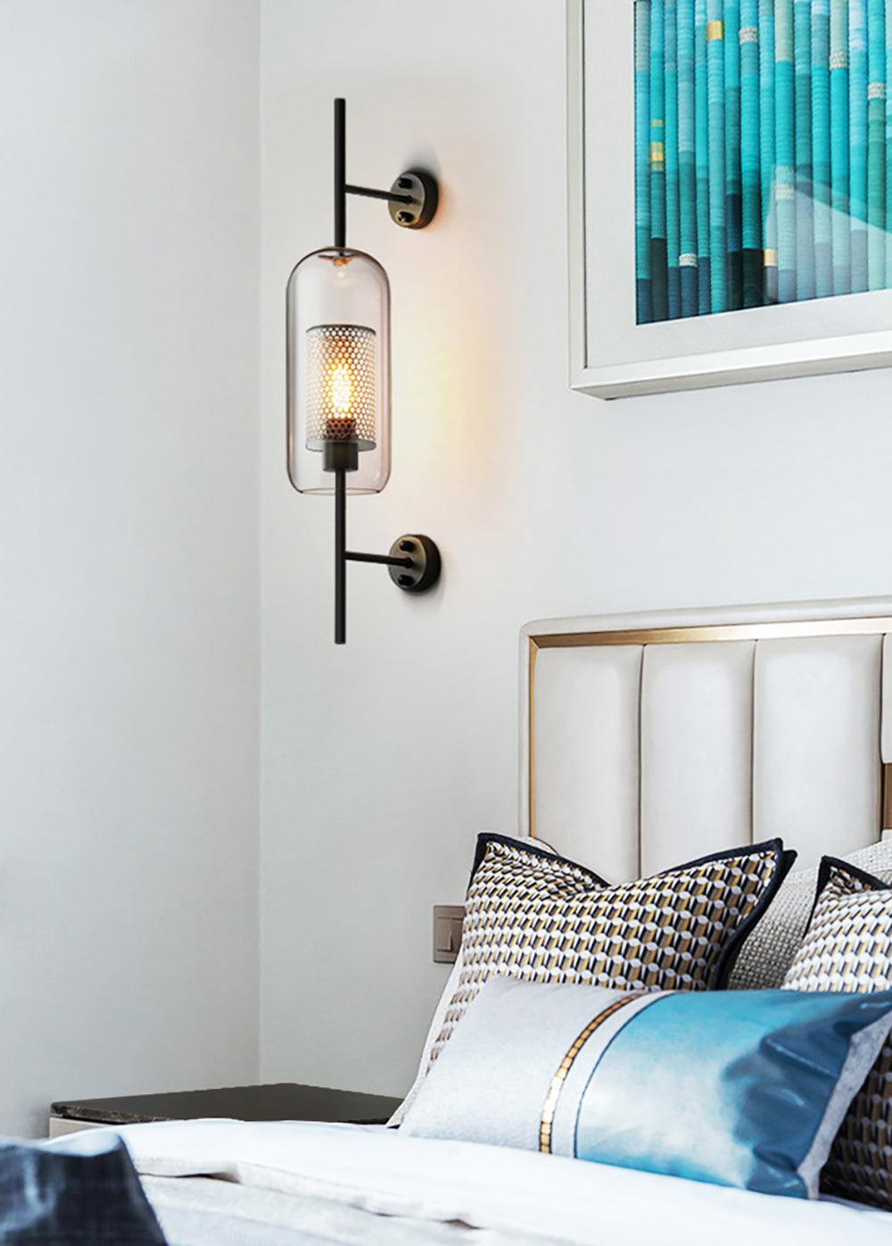 Szklana Lampa Ścienna Chiswick
