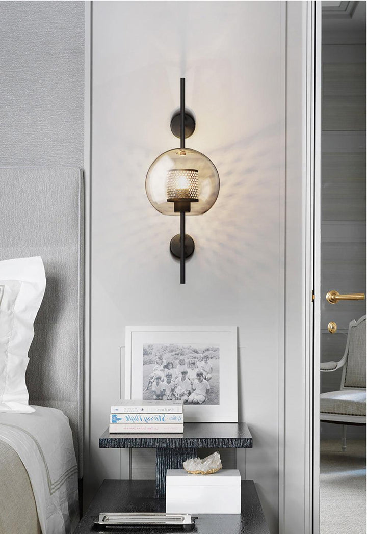 Szklana Lampa Ścienna Chiswick