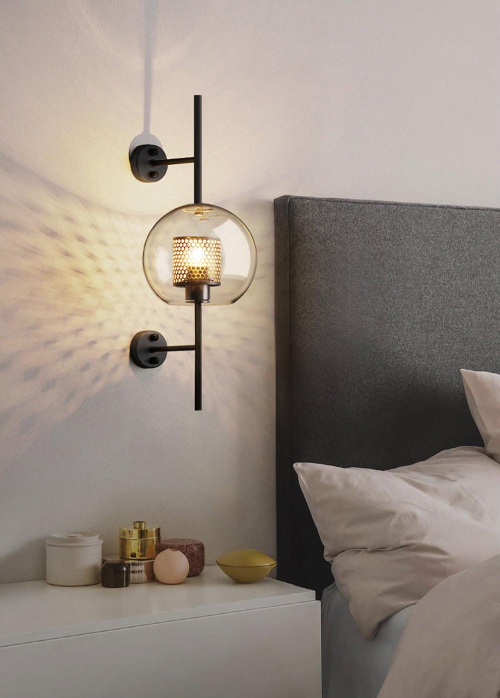 Szklana Lampa Ścienna Chiswick