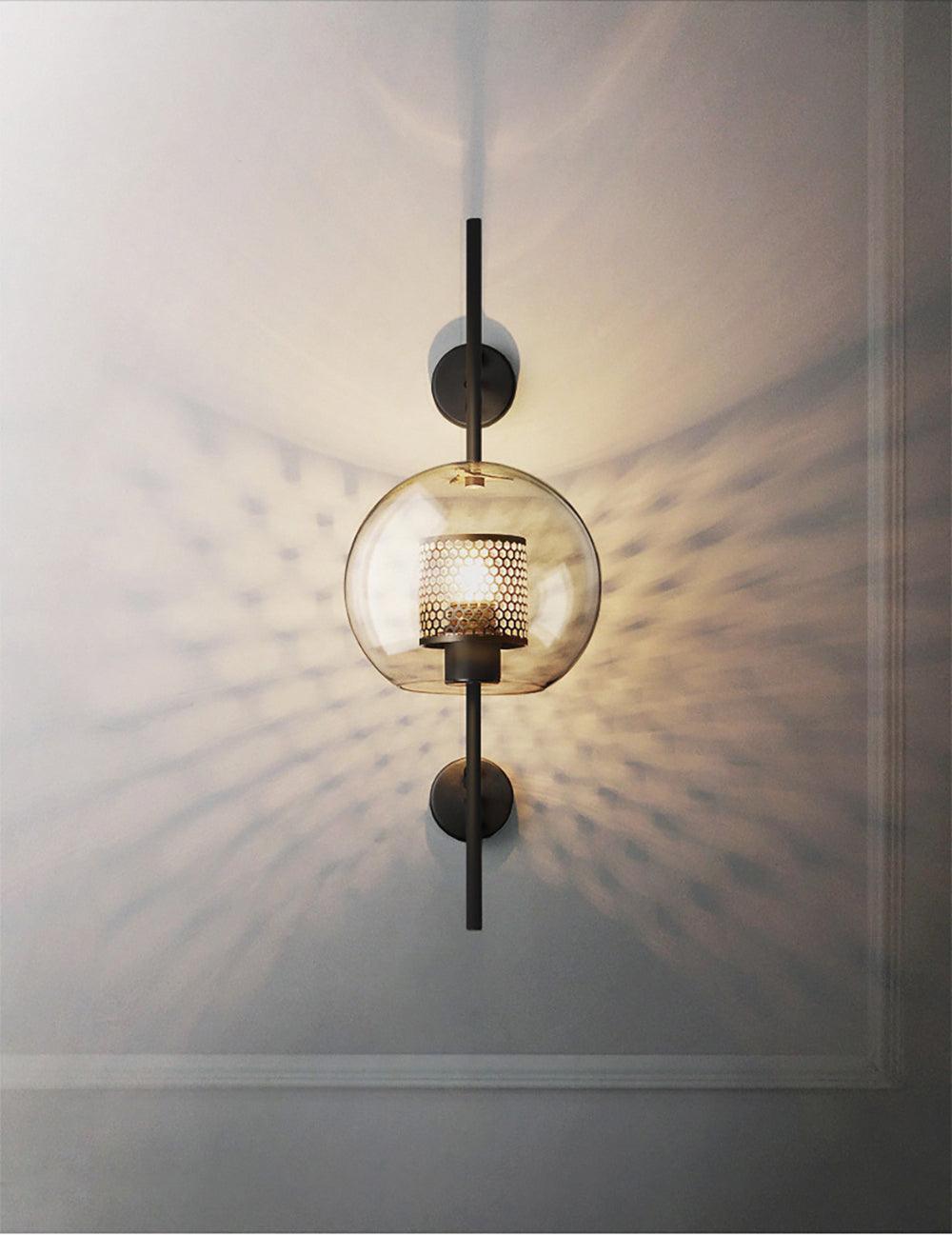 Szklana Lampa Ścienna Chiswick