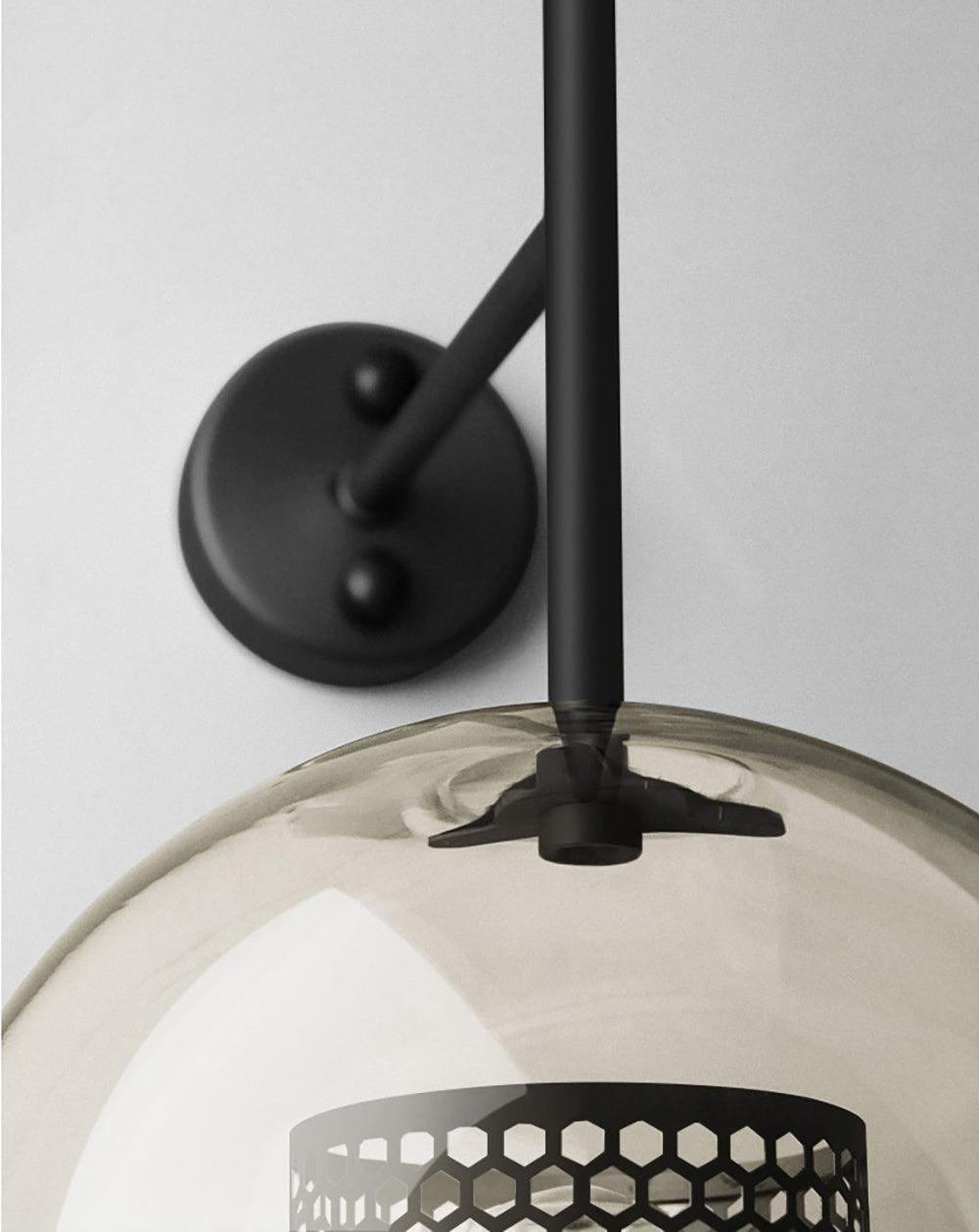 Szklana Lampa Ścienna Chiswick