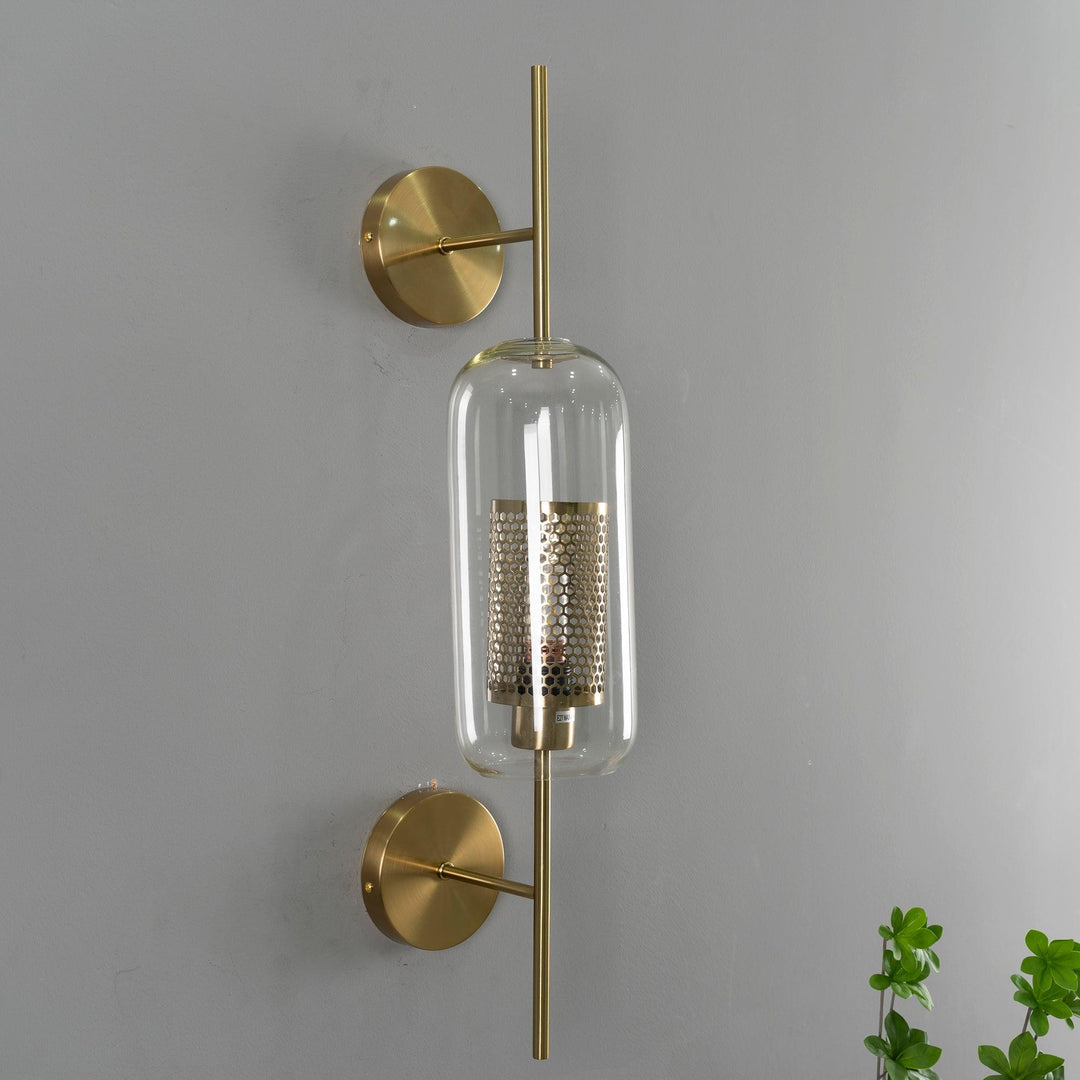 Szklana Lampa Ścienna Chiswick