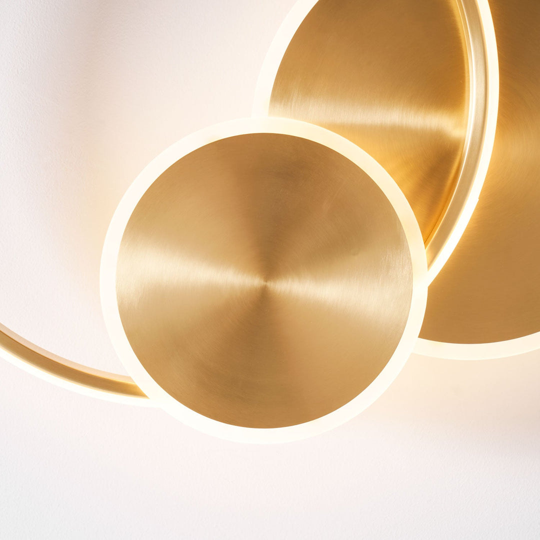 Lampa sufitowa LED w kształcie okręgów