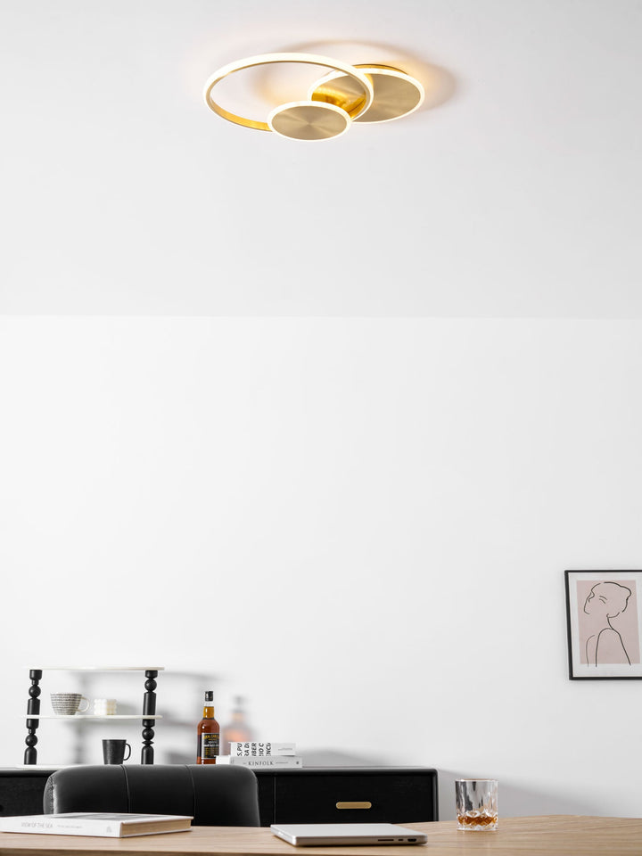 Lampa sufitowa LED w kształcie okręgów