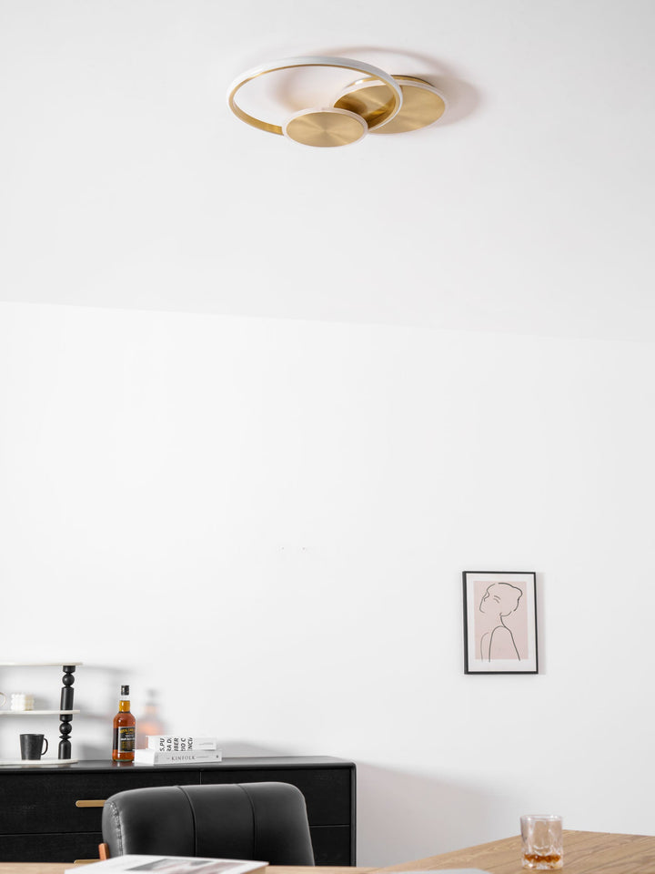 Lampa sufitowa LED w kształcie okręgów