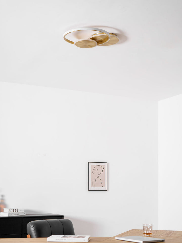 Lampa sufitowa LED w kształcie okręgów