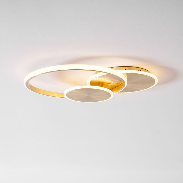 Lampa sufitowa LED w kształcie okręgów