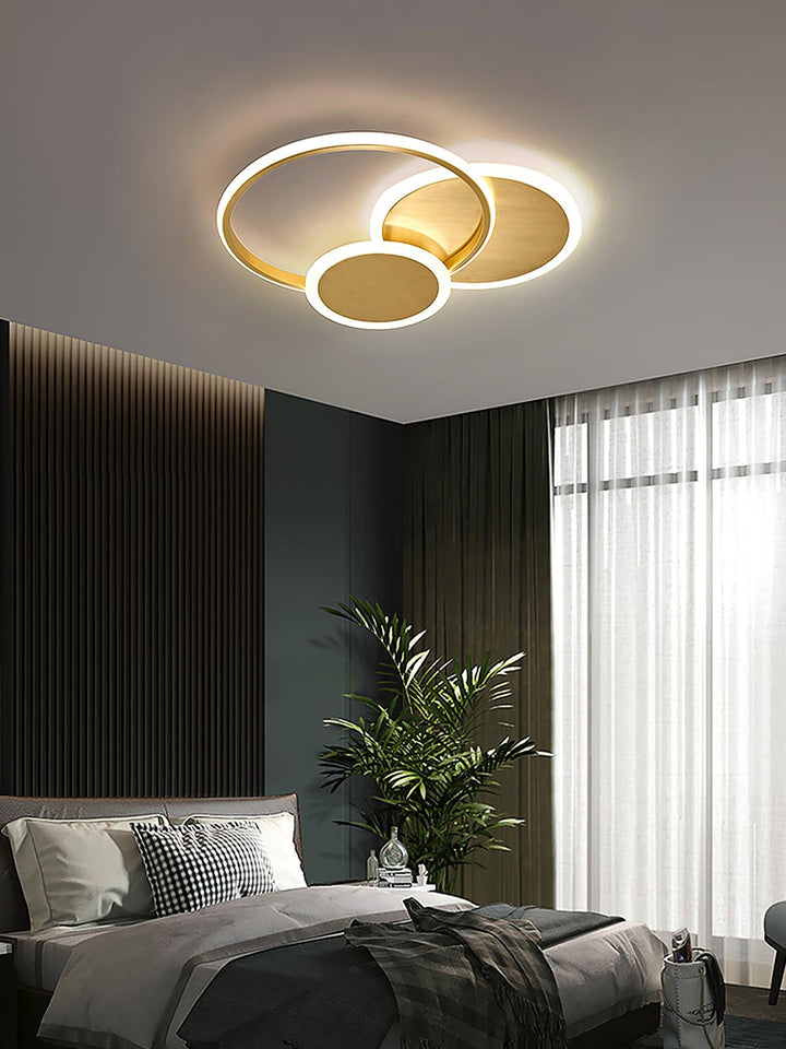 Lampa sufitowa LED w kształcie okręgów
