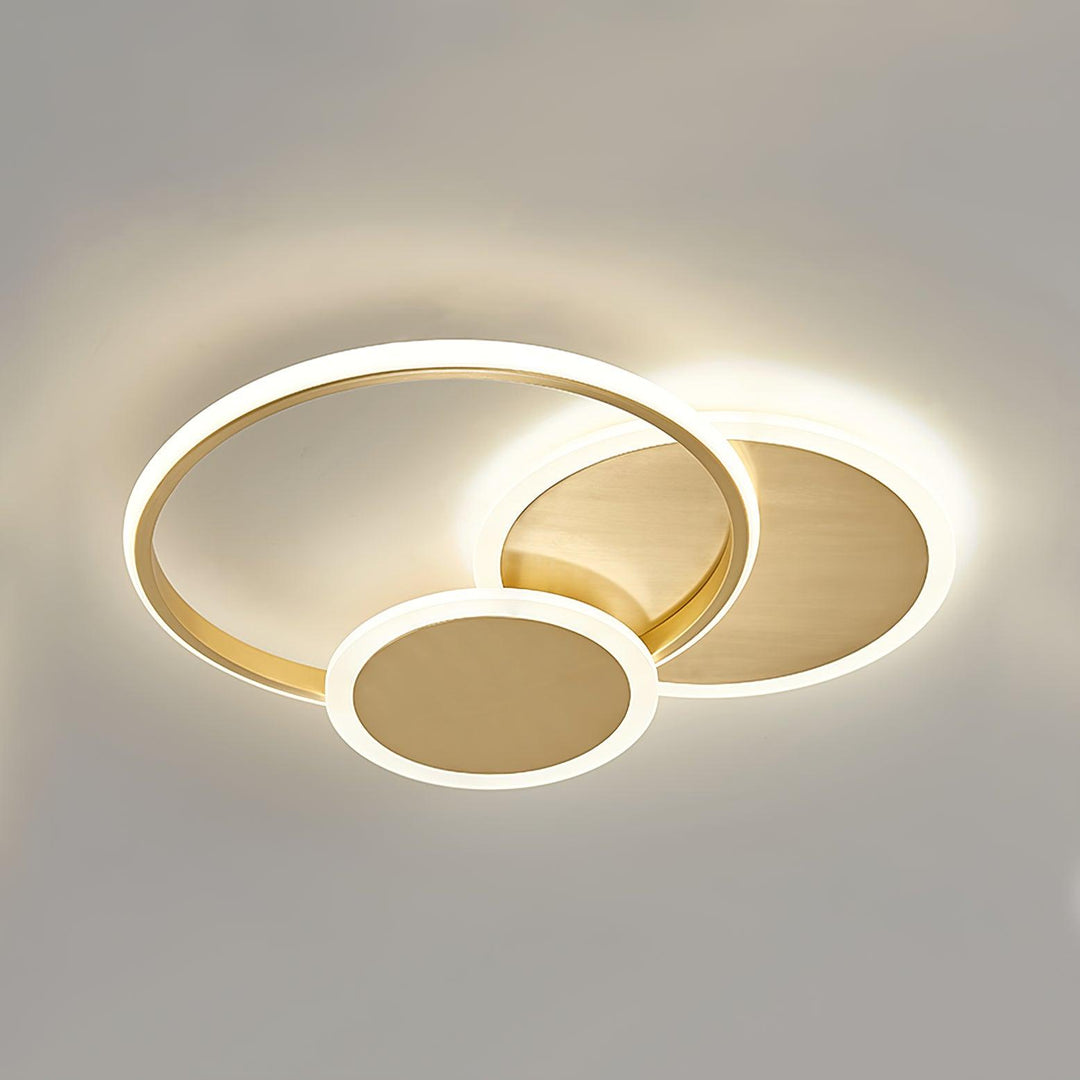 Lampa sufitowa LED w kształcie okręgów