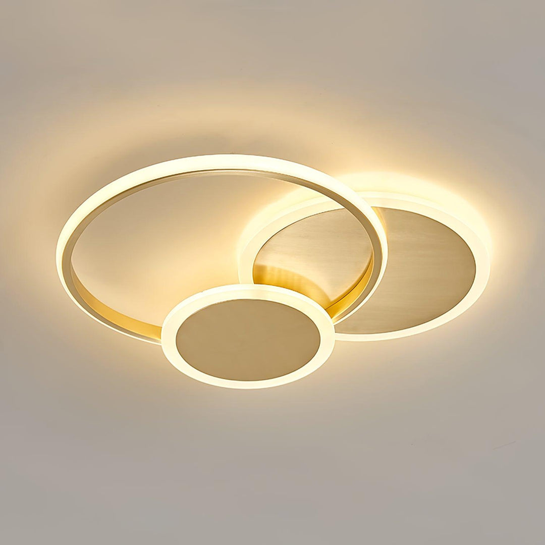 Lampa sufitowa LED w kształcie okręgów