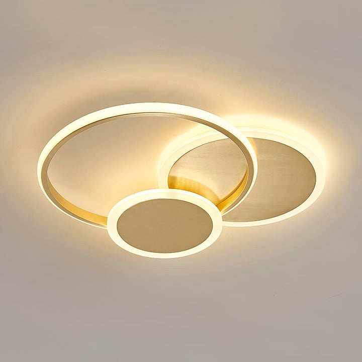 Lampa sufitowa LED w kształcie okręgów