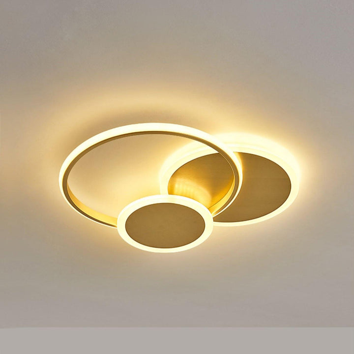 Lampa sufitowa LED w kształcie okręgów