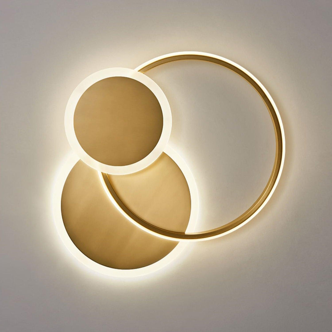 Lampa sufitowa LED w kształcie okręgów