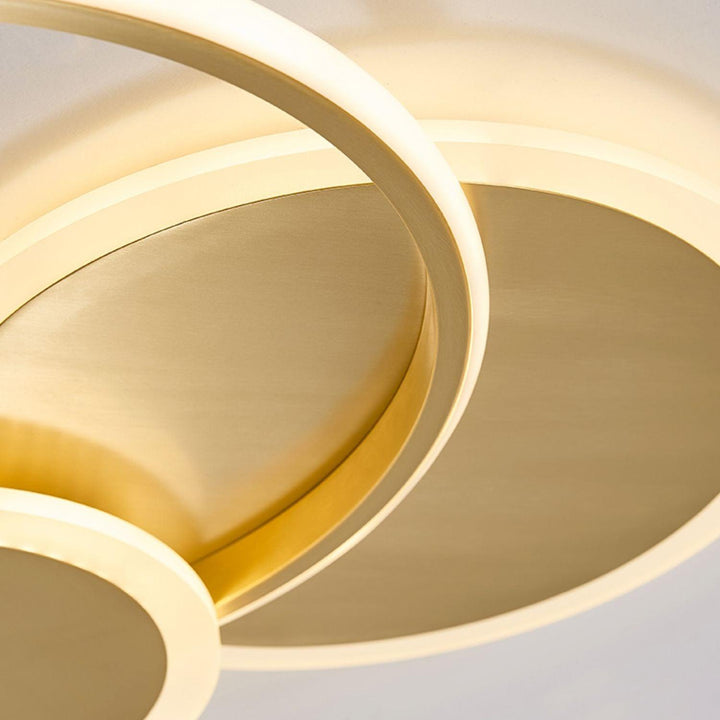 Lampa sufitowa LED w kształcie okręgów