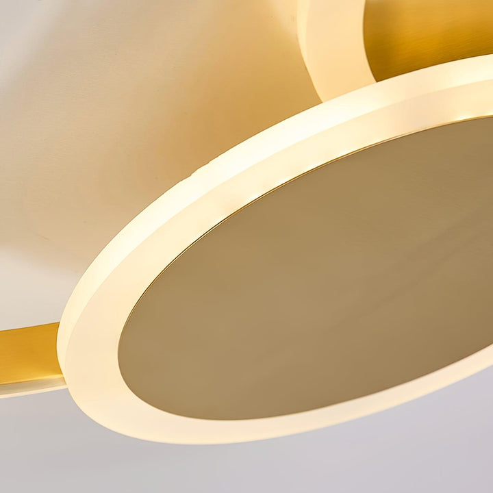 Lampa sufitowa LED w kształcie okręgów