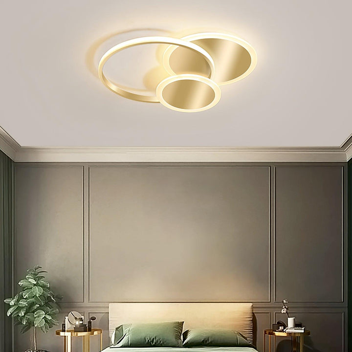 Lampa sufitowa LED w kształcie okręgów