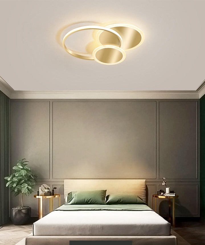 Lampa sufitowa LED w kształcie okręgów